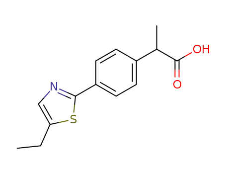4-(5-에틸-2-티아졸릴)-α-메틸벤젠아세트산