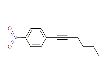 Molecular Structure of 229022-43-9 (1-(HEX-1-YNYL)-4-NITROBENZENE)