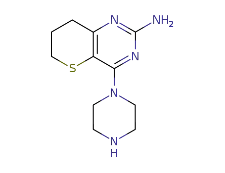 2-amino-4-(piperazin-1-yl)-7,8-dihydro-6H-pyrano[3,2-d]pyrimidine-6-thiol