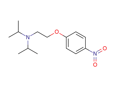 Molecular Structure of 85002-94-4 (Diisopropyl-[2-(4-nitro-phenoxy)-ethyl]-amine)