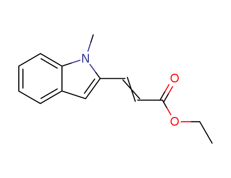 2-Propenoic acid, 3-(1-methyl-1H-indol-2-yl)-, ethyl ester