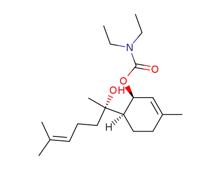 Diethyl-carbamic acid (1S,6R)-6-((S)-1-hydroxy-1,5-dimethyl-hex-4-enyl)-3-methyl-cyclohex-2-enyl ester