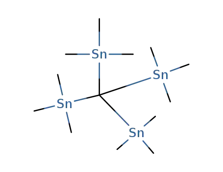 Molecular Structure of 56177-41-4 (Tetrakis(trimethylstannyl)methane)