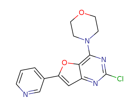 2-chloro-4-morpholino-6-(pyridin-3-yl)furo[3,2-d]pyrimidine
