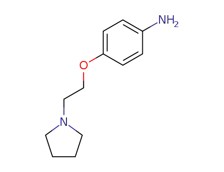 Molecular Structure of 50609-01-3 (4-(2-PYRROLIDIN-1-YL-ETHOXY)-PHENYLAMINE)