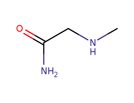 Molecular Structure of 6250-76-6 (N-methylglycinamide)