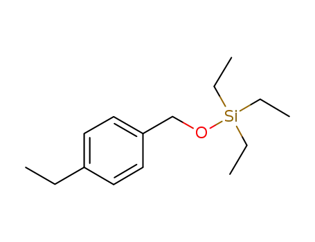 Molecular Structure of 1163144-08-8 (triethyl((4-ethylbenzyl)oxy)silane)
