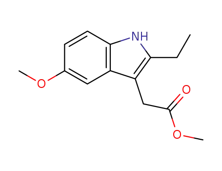1H-Indole-3-acetic acid, 2-ethyl-5-methoxy-, methyl ester