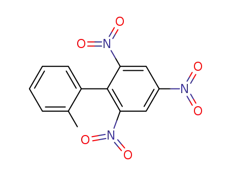 Molecular Structure of 114107-46-9 (1,1'-Biphenyl, 2'-methyl-2,4,6-trinitro-)