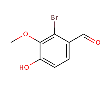 4-Hydroxy-m-anisaldehyde, bromo derivative