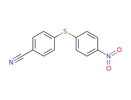 Molecular Structure of 21969-10-8 (4-cyanophenyl 4′-nitrophenyl sulfide)