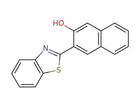 Molecular Structure of 25389-29-1 (2-Naphthalenol, 3-(2-benzothiazolyl)-)