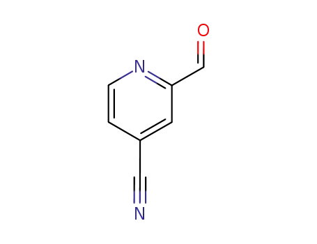 Molecular Structure of 116308-38-4 (4-Pyridinecarbonitrile,2-formyl-(9CI))