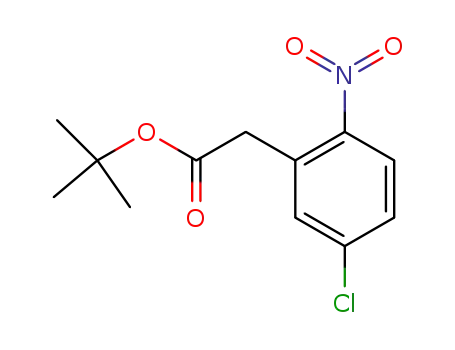 Molecular Structure of 81327-28-8 (tert-butyl 2-(5-chloro-2-nitrophenyl)ethanoate)