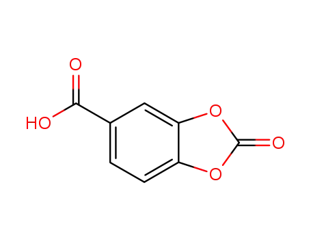 Molecular Structure of 861605-32-5 (2-oxo-benzo[1,3]dioxole-5-carboxylic acid)