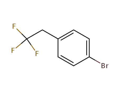 Molecular Structure of 155820-88-5 (1-bromo-4-(2,2,2-trifluoroethyl)benzene)