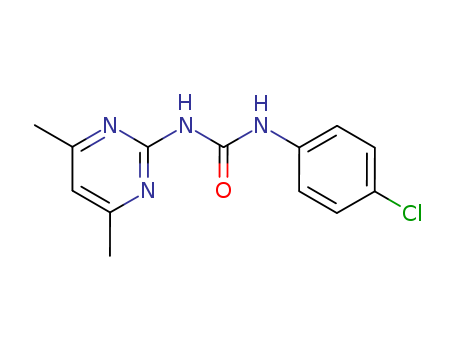 Urea,N-(4-chlorophenyl)-N'-(4,6-dimethyl-2-pyrimidinyl)-