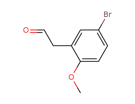 Molecular Structure of 33567-61-2 (2-(5-bromo-2-methoxyphenyl)acetaldehyde)