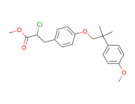 2-Chloro-3-{4-[2-(4-methoxy-phenyl)-2-methyl-propoxy]-phenyl}-propionic acid methyl ester