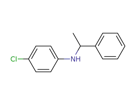 Molecular Structure of 192057-95-7 (Benzenemethanamine, N-(4-chlorophenyl)-a-methyl-)