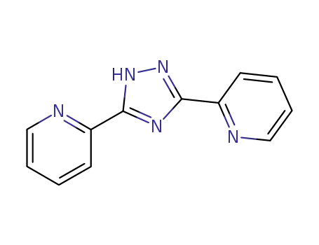 Molecular Structure of 1671-85-8 (2-(5-pyridin-2-yl-1H-1,2,4-triazol-3-yl)pyridine)