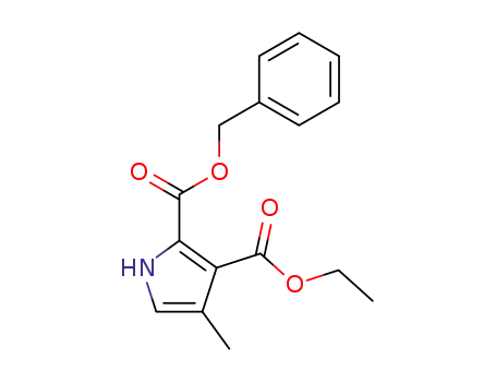 benzyl 3-(ethoxycarbonyl)-4-methyl-2-pyrrolecarboxylate