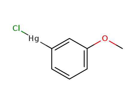Molecular Structure of 5961-61-5 (Mercury, chloro(3-methoxyphenyl)-)