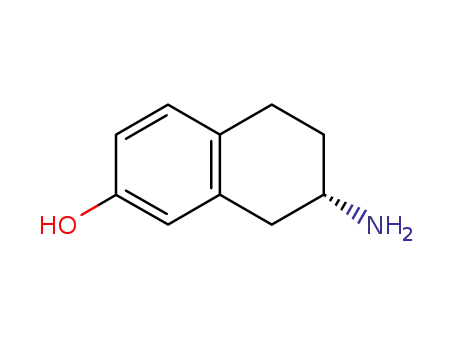 Molecular Structure of 85951-60-6 ((S)-2-Amino-7-hydroxytetralin)
