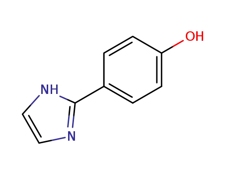 Molecular Structure of 15548-89-7 (Phenol, 4-(1H-imidazol-2-yl)-)