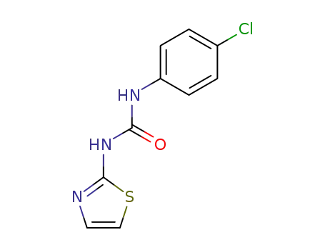 Molecular Structure of 69123-55-3 (1-(4-chlorophenyl)-3-(1,3-thiazol-2-yl)urea)