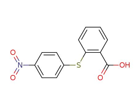Molecular Structure of 20904-30-7 (2-(4-NITROPHENYLTHIO)BENZOIC ACID)
