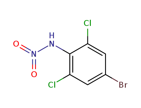 4-bromo-2,6-dichloro-<i>N</i>-nitro-aniline