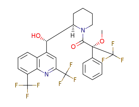 (+)-(11S,12R)-erythro-mefloquine-(R)-mosher amide