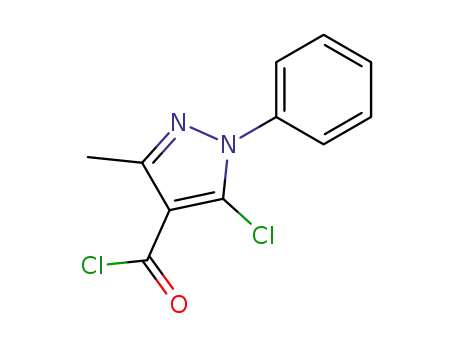1H-Pyrazole-4-carbonyl chloride, 5-chloro-3-methyl-1-phenyl-