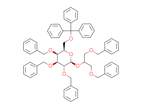 1,3-di-O-benzyl-2-O-(2,3,4-tri-O-benzyl-6-O-trityl-β-D-galactopyranosyl)glycerol