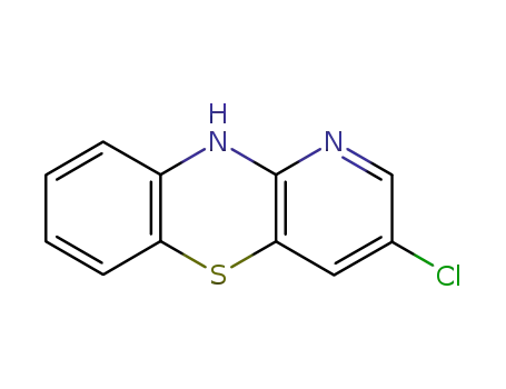 Molecular Structure of 3493-96-7 (3-chloro-1-azaphenothiazine)