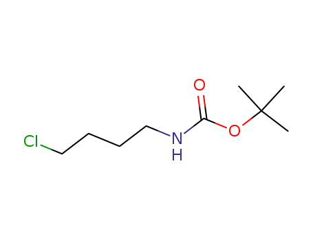 Molecular Structure of 95388-79-7 (tert-Butyl 4-chlorobutylcarbamate)