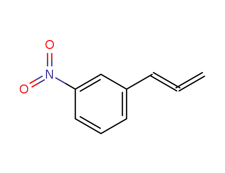 Molecular Structure of 89302-80-7 (Benzene, 1-nitro-3-(1,2-propadienyl)-)