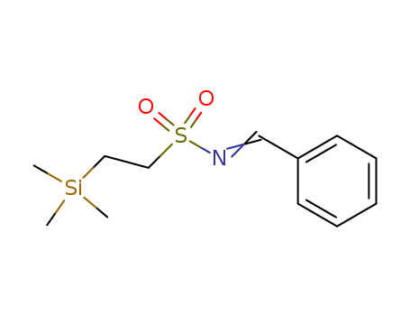 Ethanesulfonamide, N-(phenylmethylene)-2-(trimethylsilyl)-