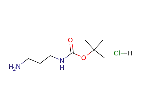 Molecular Structure of 127346-48-9 (N-BOC-1,3-DIAMINOPROPANE HYDROCHLORIDE)
