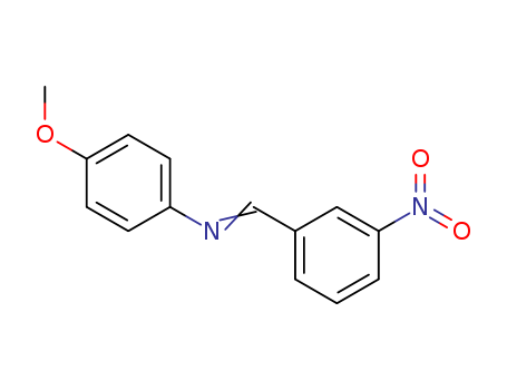Benzenamine, 4-methoxy-N-[(3-nitrophenyl)methylene]-
