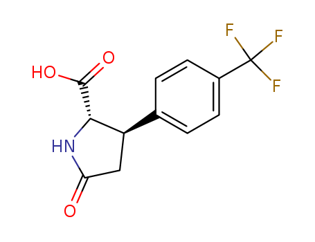 L-Proline, 5-oxo-3-[4-(trifluoromethyl)phenyl]-, (3R)-