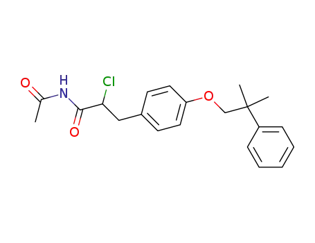 Benzenepropanamide,
N-acetyl-a-chloro-4-(2-methyl-2-phenylpropoxy)-