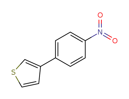 Molecular Structure of 28560-79-4 (Thiophene, 3-(4-nitrophenyl)-)