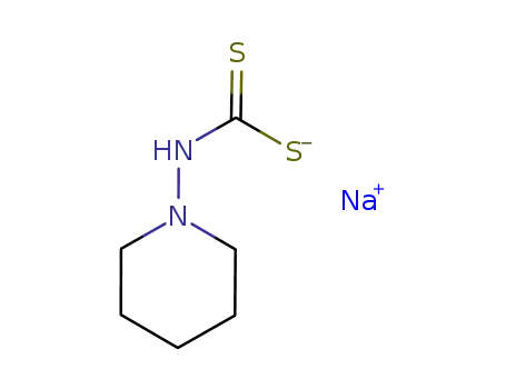 Molecular Structure of 29053-42-7 (sodium piperidin-1-yldithiocarbamate)