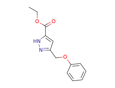 3-(phenoxymethyl)-1H-pyrazole-5-carboxylic acid ethyl ester