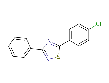 Molecular Structure of 50483-71-1 (1,2,4-Thiadiazole, 5-(4-chlorophenyl)-3-phenyl-)