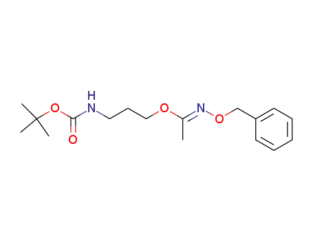 N-Benzyloxy-acetimidic acid 3-tert-butoxycarbonylamino-propyl ester