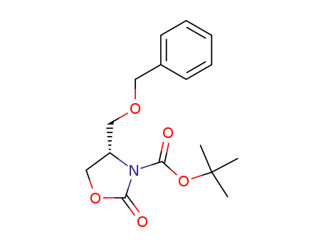 3-Oxazolidinecarboxylic acid, 2-oxo-4-[(phenylmethoxy)methyl]-,
1,1-dimethylethyl ester, (4S)-