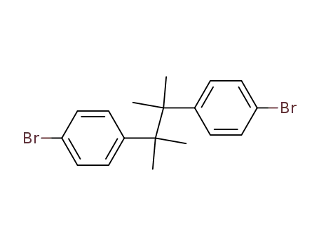 Molecular Structure of 16483-41-3 (Benzene, 1,1'-(1,1,2,2-tetramethyl-1,2-ethanediyl)bis[4-bromo-)